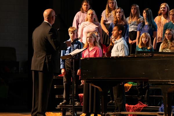 2023 All County Chorus Students Performing
